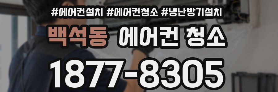 백석동 에어컨 청소