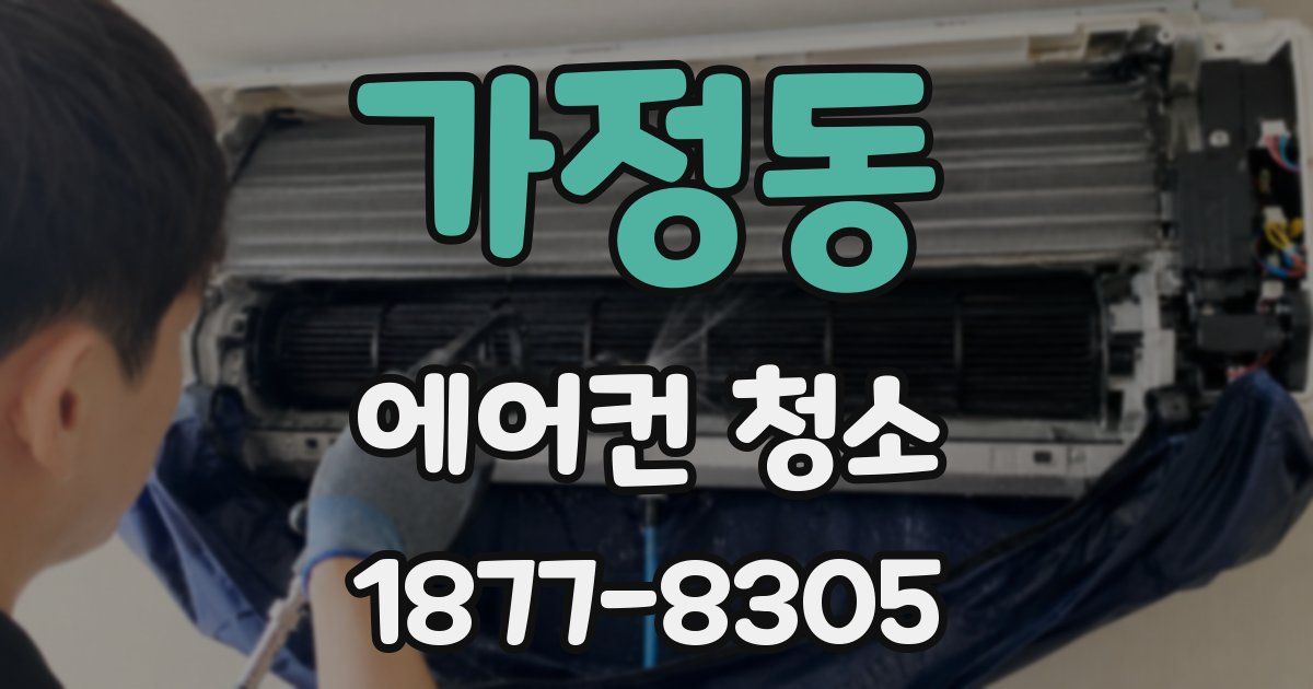 가정동 에어컨 청소