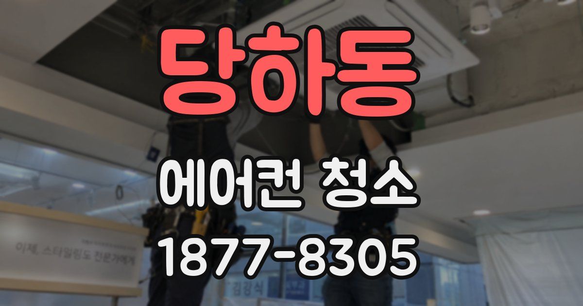 당하동 에어컨 청소