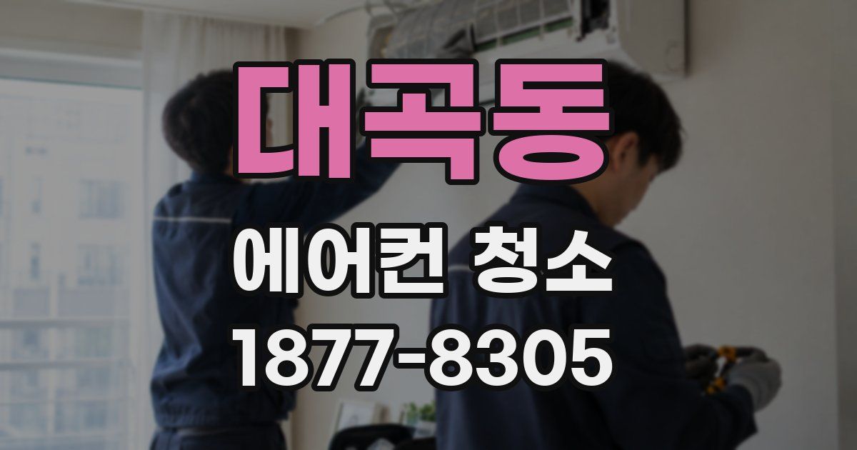 대곡동 에어컨 청소