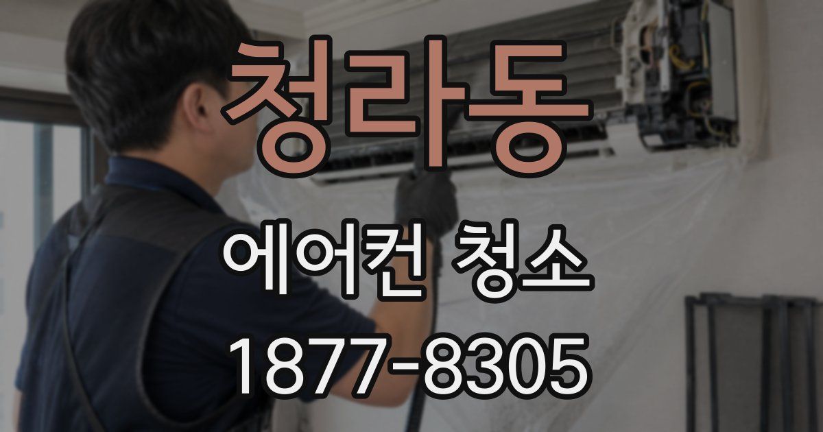 청라동 에어컨 청소