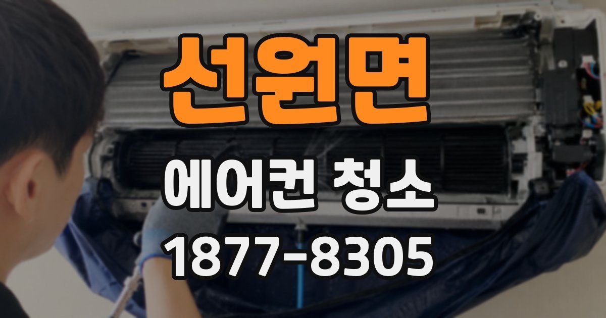 선원면 에어컨 청소