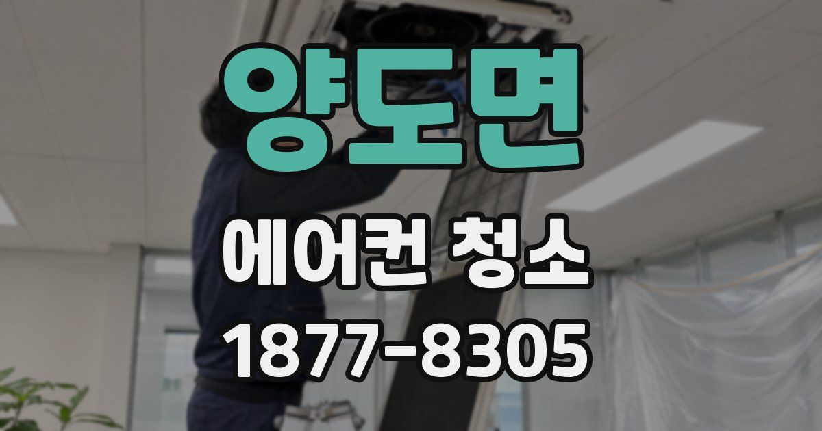 양도면 에어컨 청소
