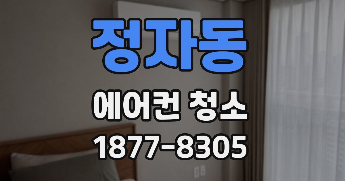 정자동 에어컨 청소