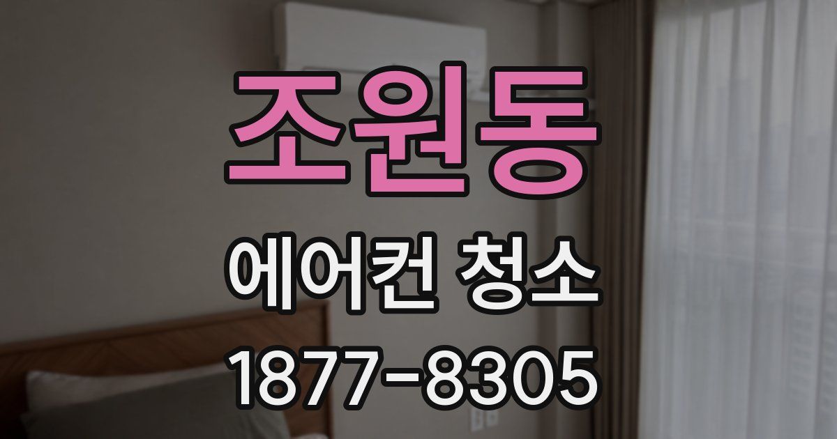 조원동 에어컨 청소