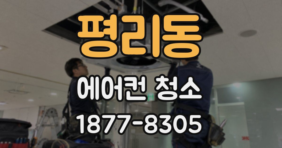 평리동 에어컨 청소