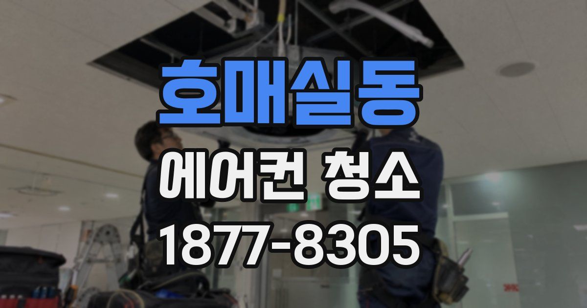 호매실동 에어컨 청소