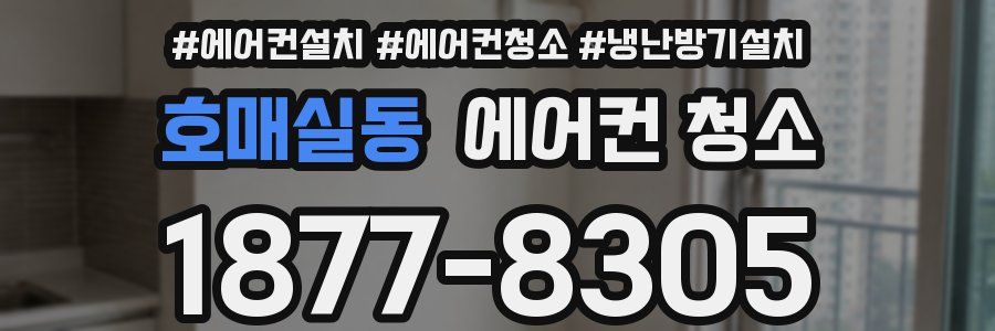 호매실동 에어컨 청소