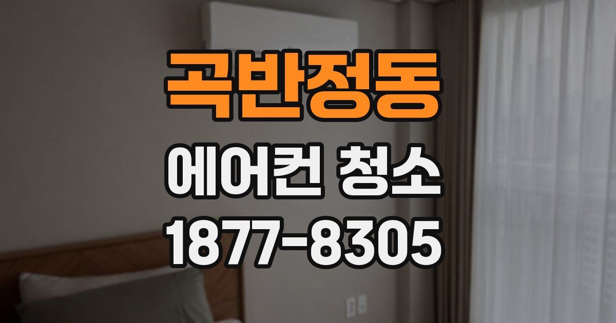 곡반정동 에어컨 청소
