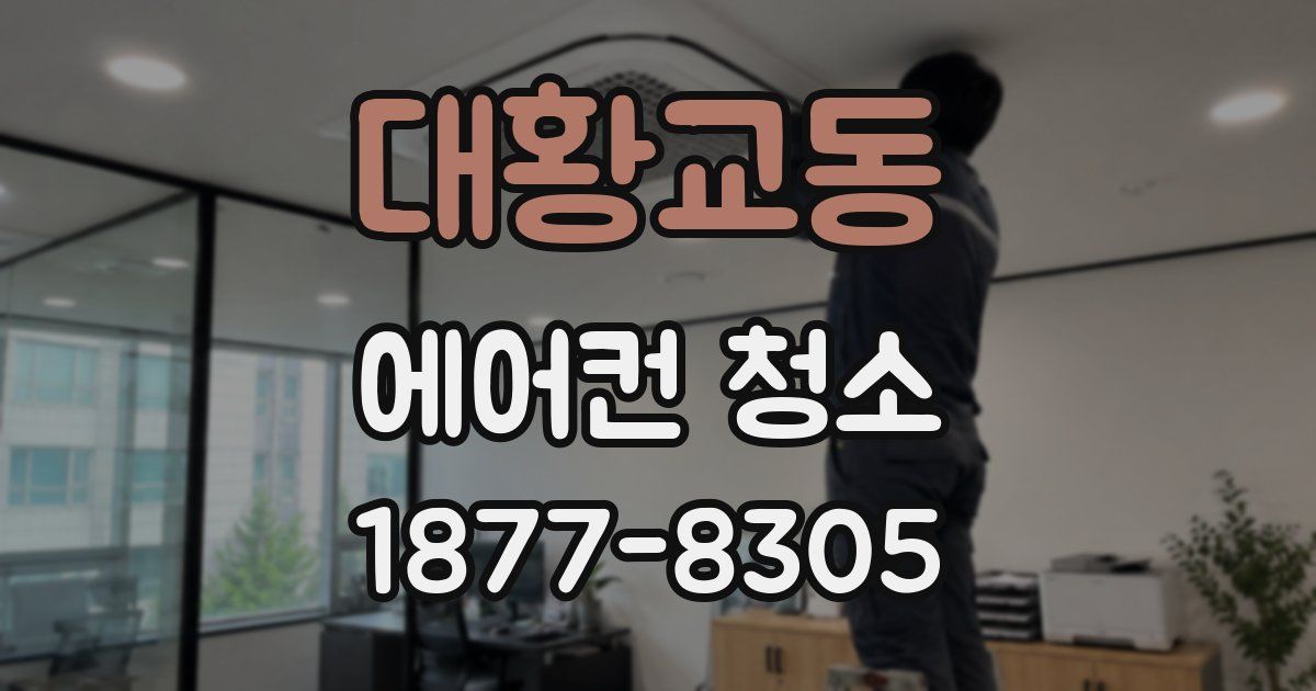 대황교동 에어컨 청소