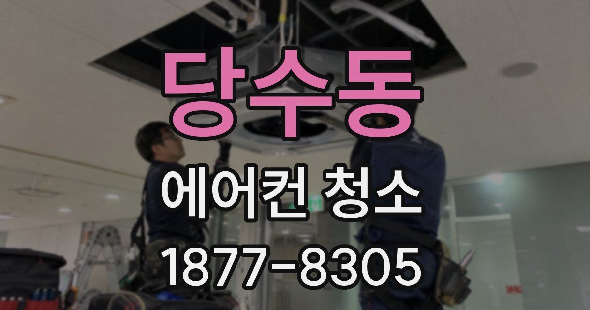 당수동 에어컨 청소
