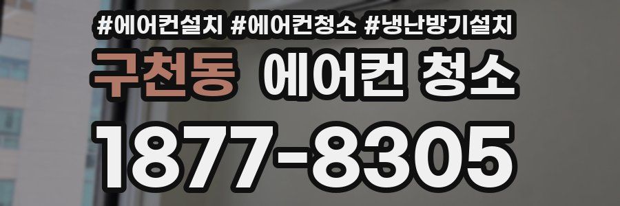 구천동 에어컨 청소