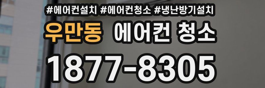 우만동 에어컨 청소
