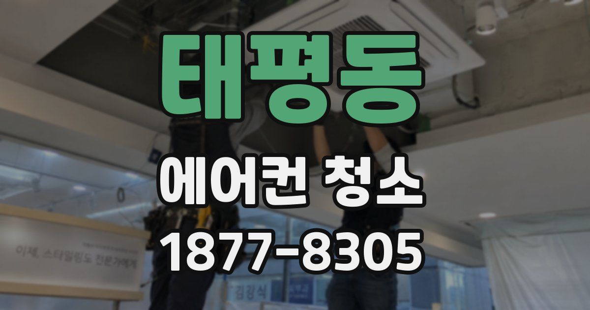 태평동 에어컨 청소