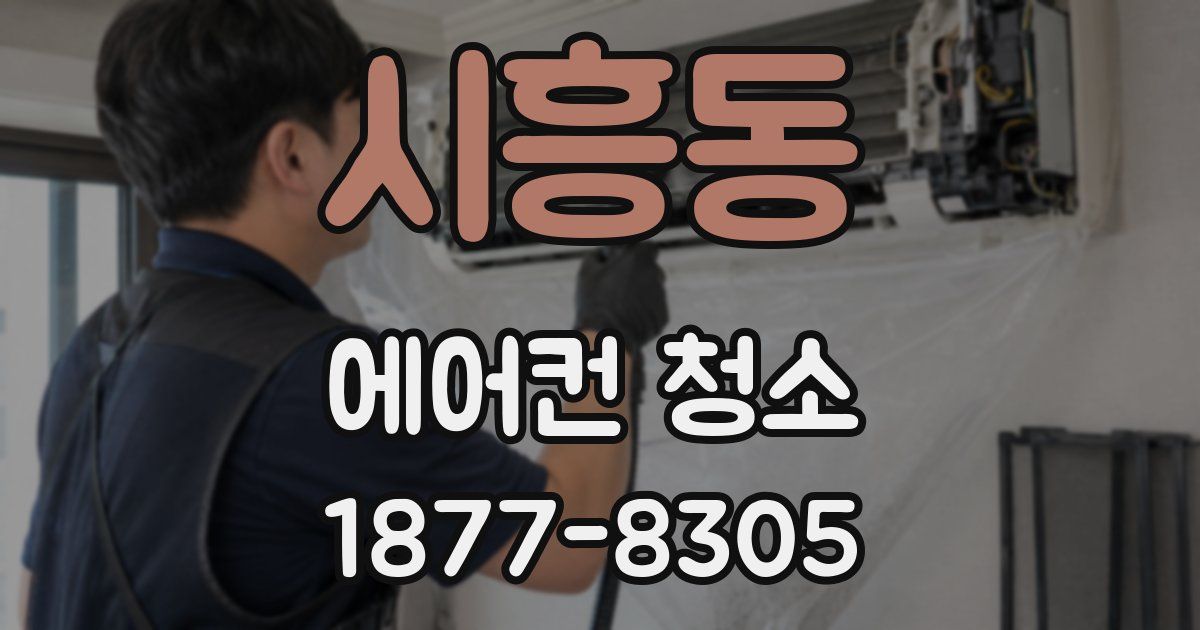 시흥동 에어컨 청소