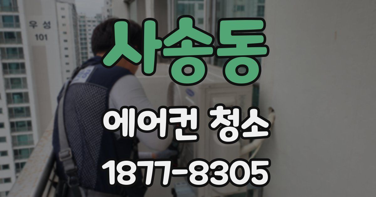 사송동 에어컨 청소