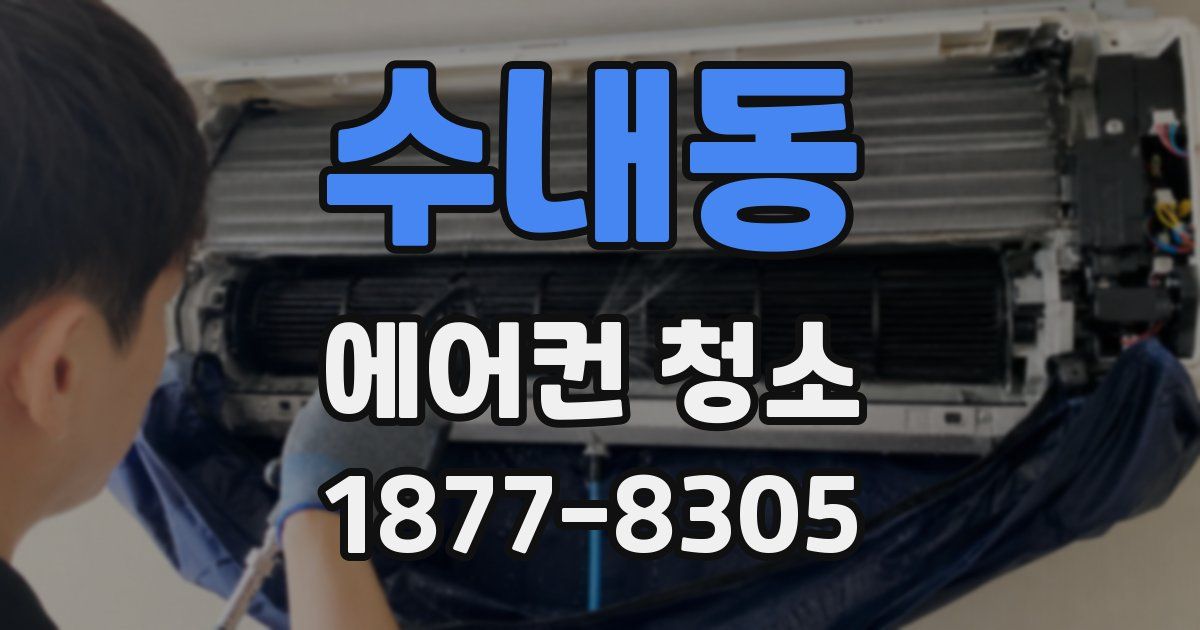 수내동 에어컨 청소