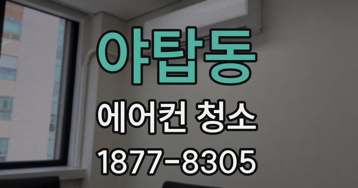 야탑동 에어컨 청소