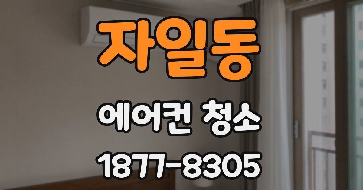 자일동 에어컨 청소