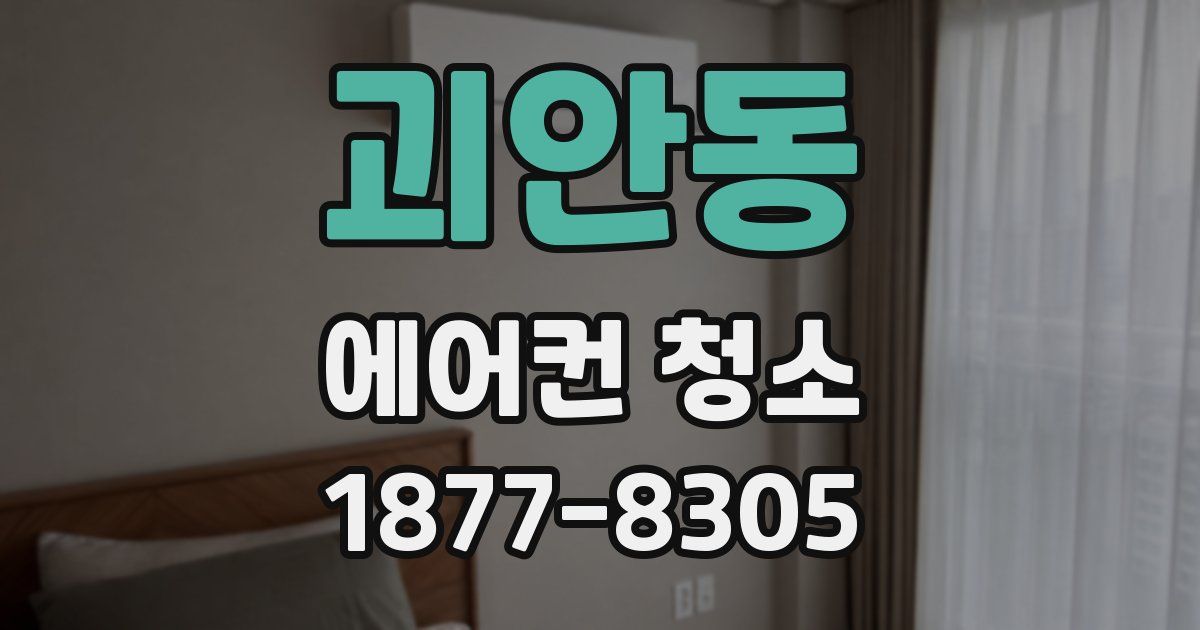 괴안동 에어컨 청소