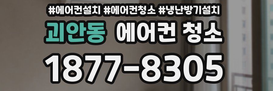 괴안동 에어컨 청소