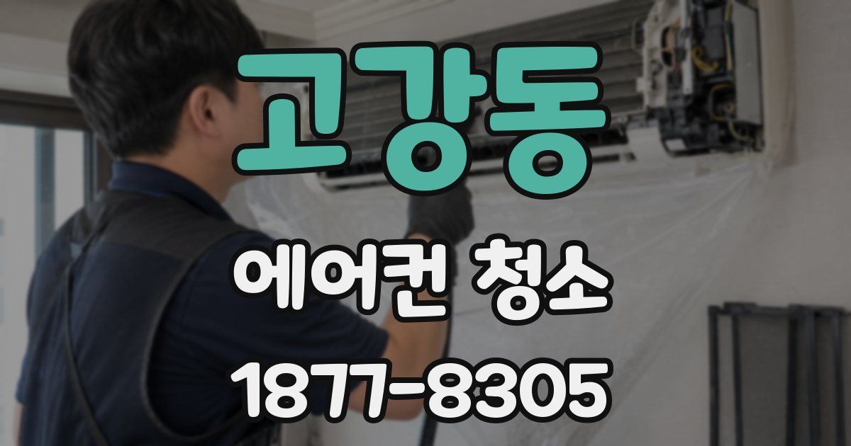 고강동 에어컨 청소