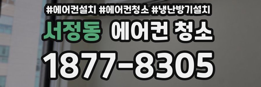 서정동 에어컨 청소