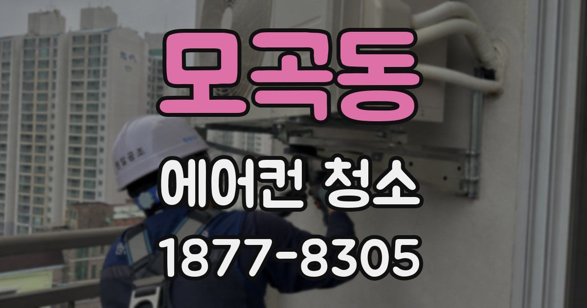 모곡동 에어컨 청소