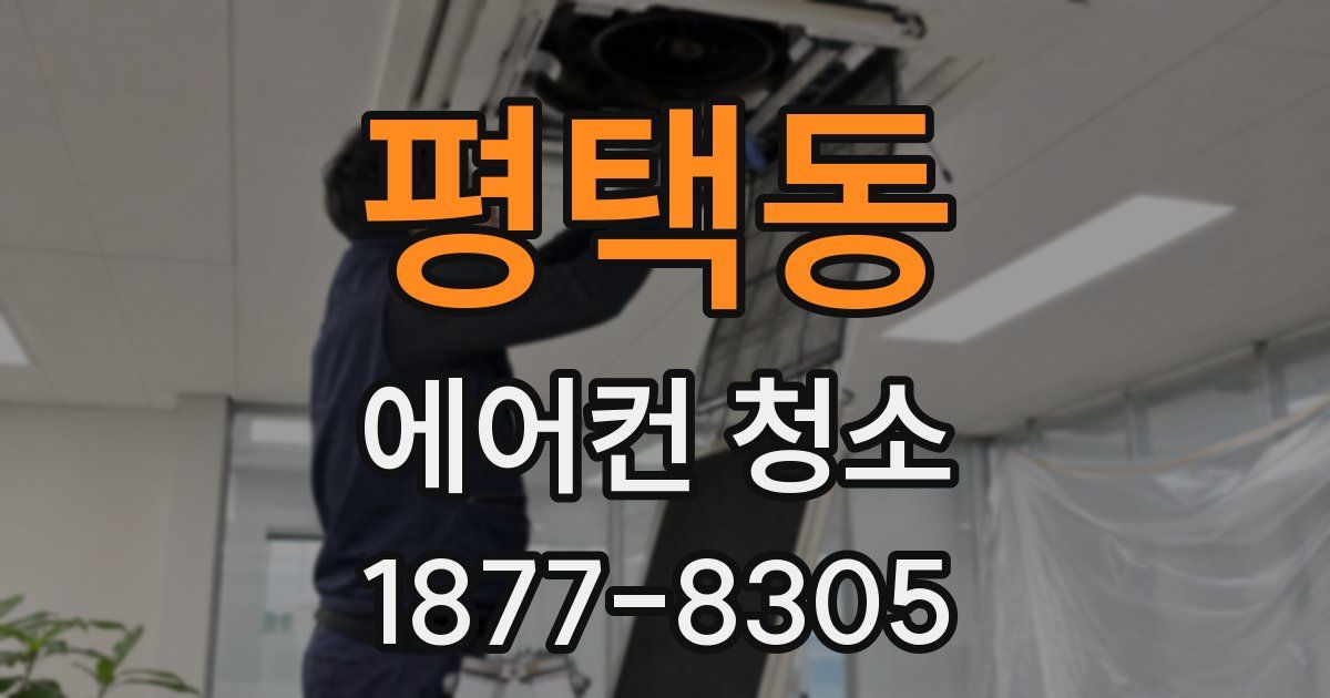 평택동 에어컨 청소