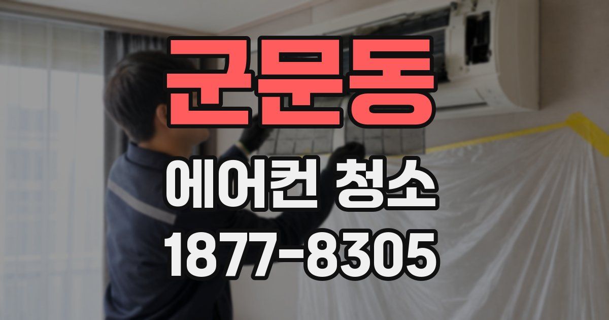 군문동 에어컨 청소