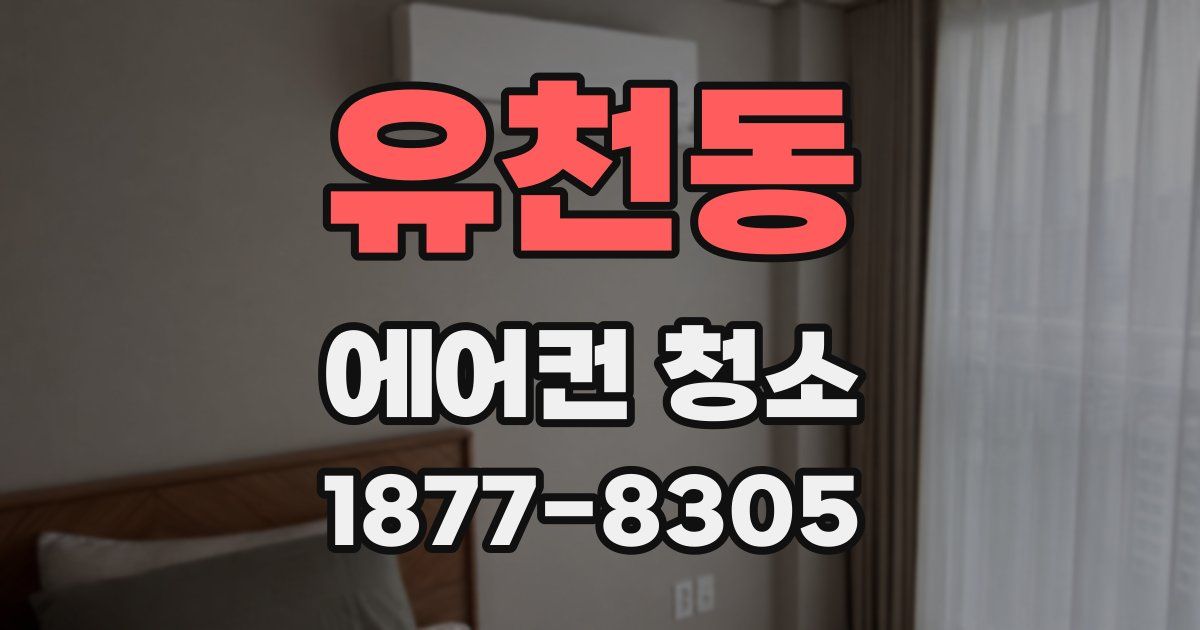 유천동 에어컨 청소