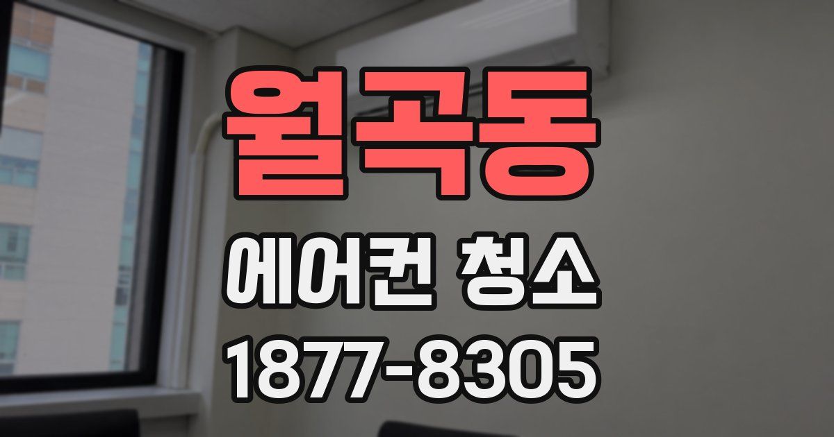 월곡동 에어컨 청소