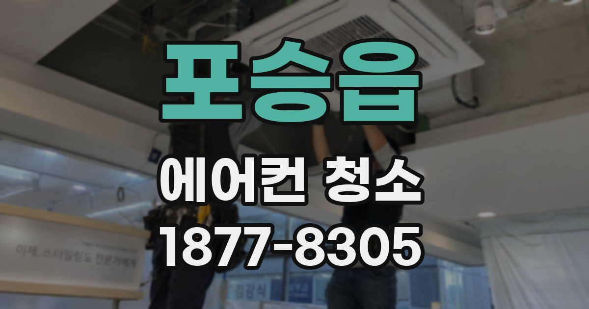 포승읍 에어컨 청소