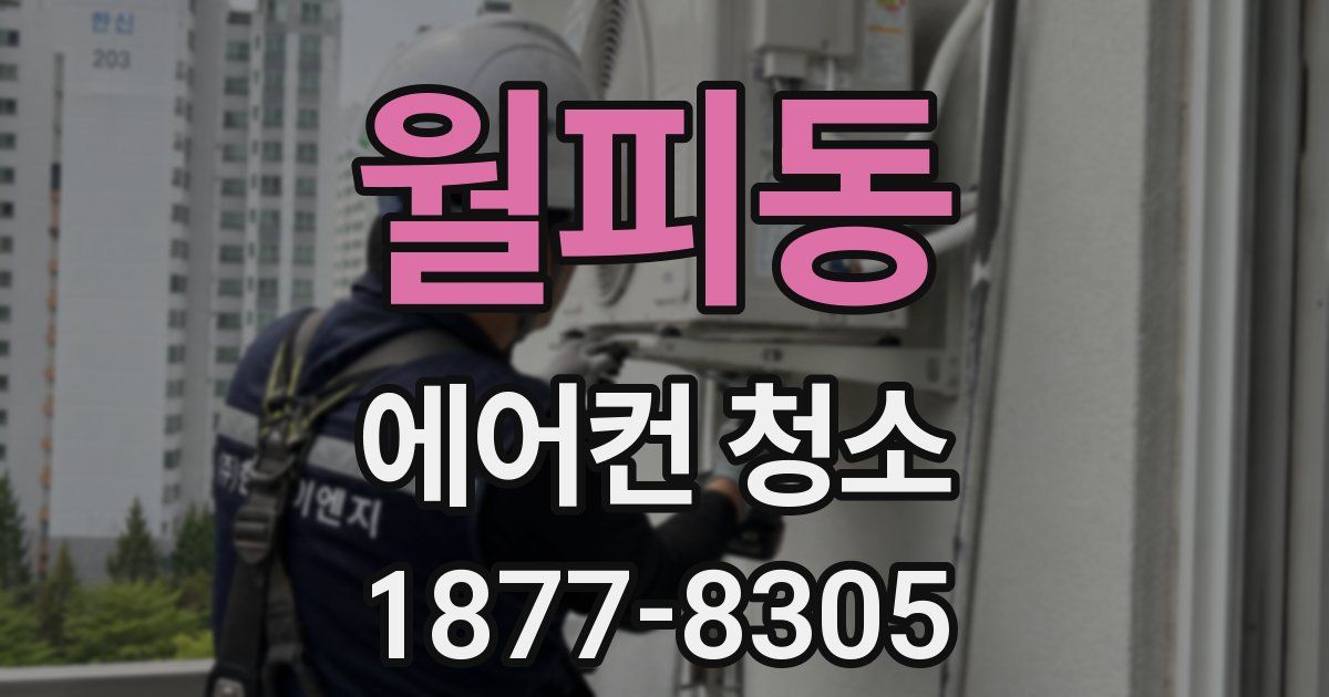 월피동 에어컨 청소
