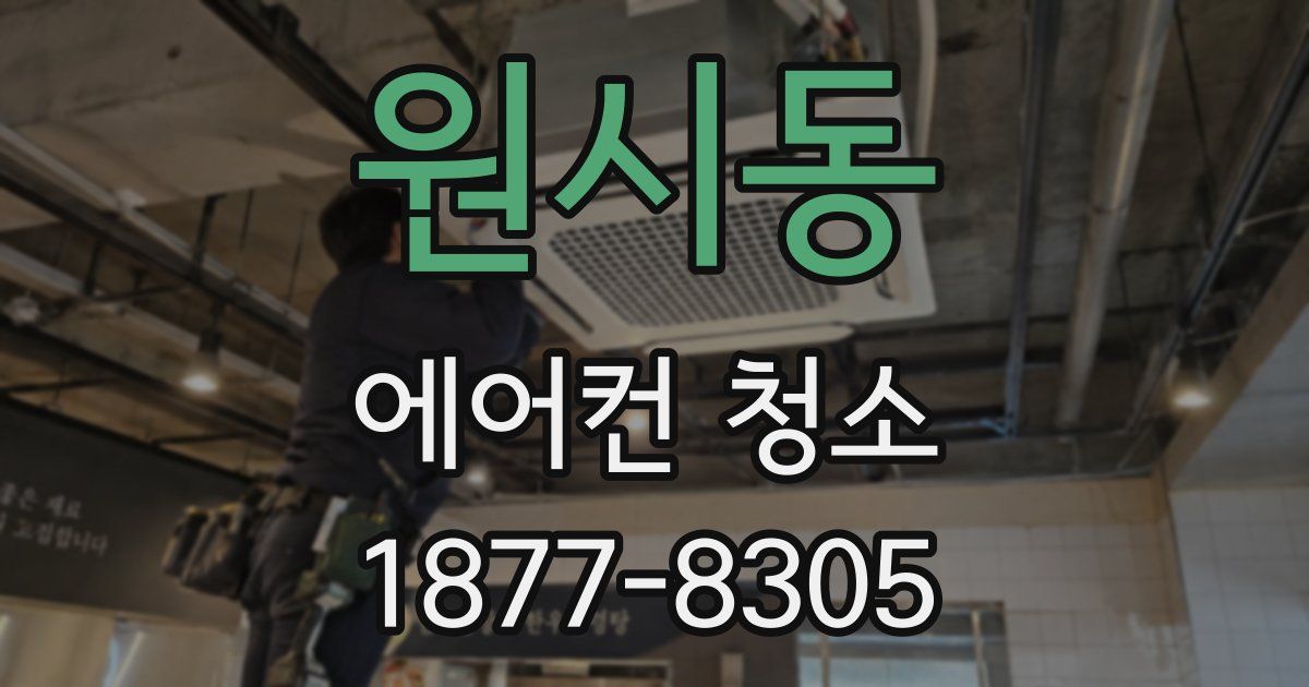 원시동 에어컨 청소