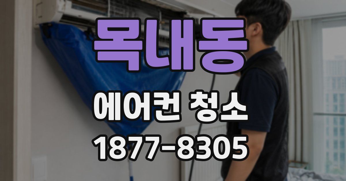 목내동 에어컨 청소