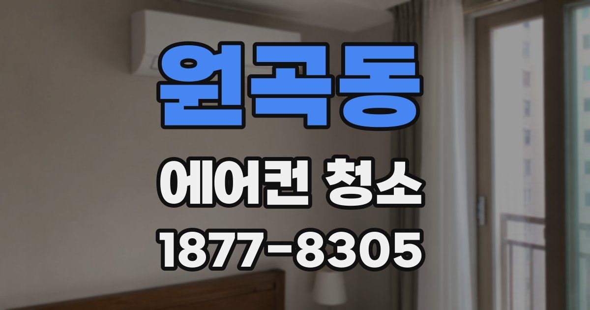 원곡동 에어컨 청소