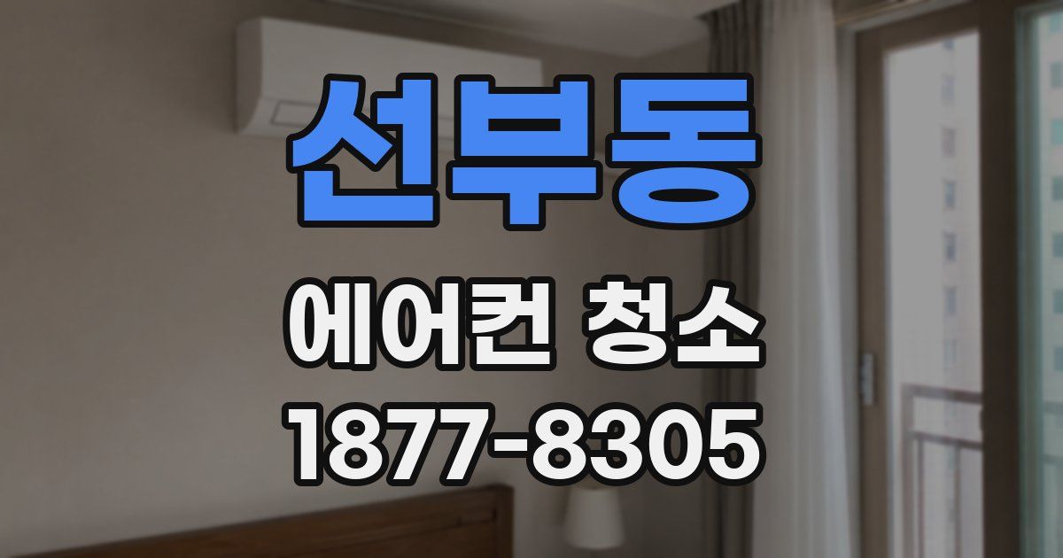 선부동 에어컨 청소