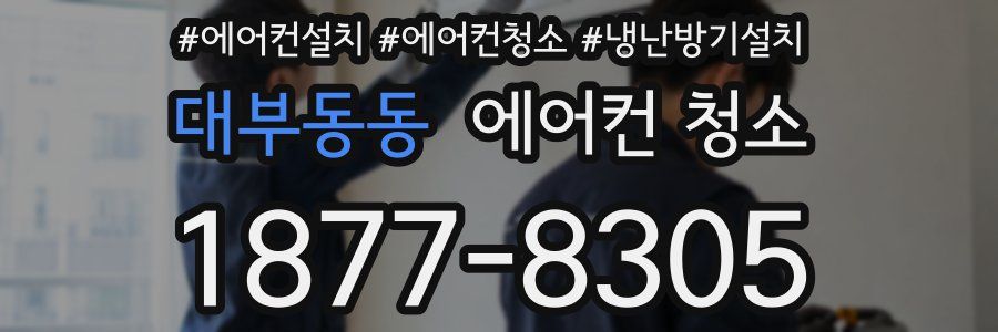 대부동동 에어컨 청소