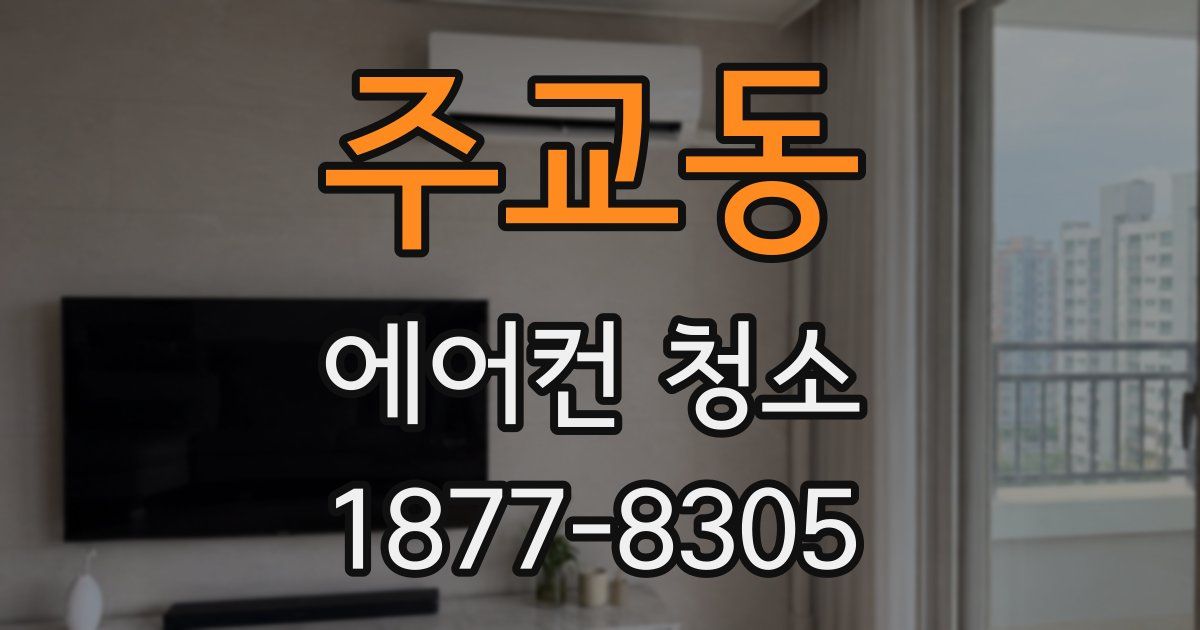 주교동 에어컨 청소