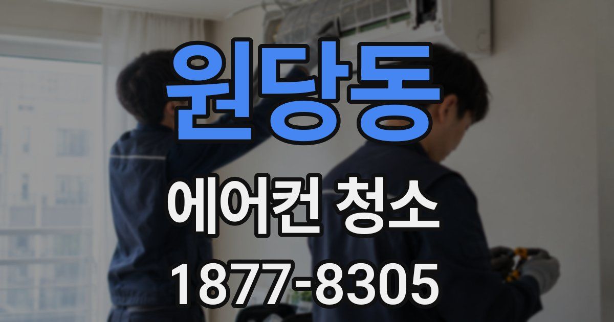 원당동 에어컨 청소