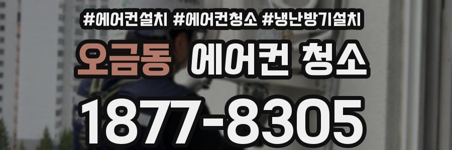 오금동 에어컨 청소
