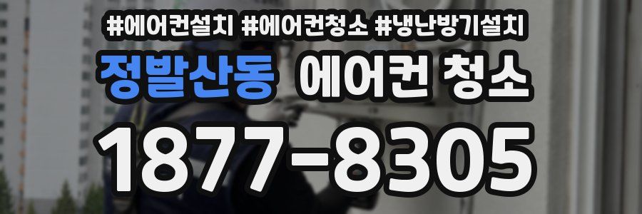 정발산동 에어컨 청소
