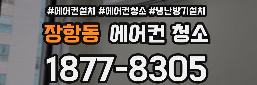 장항동 에어컨 청소