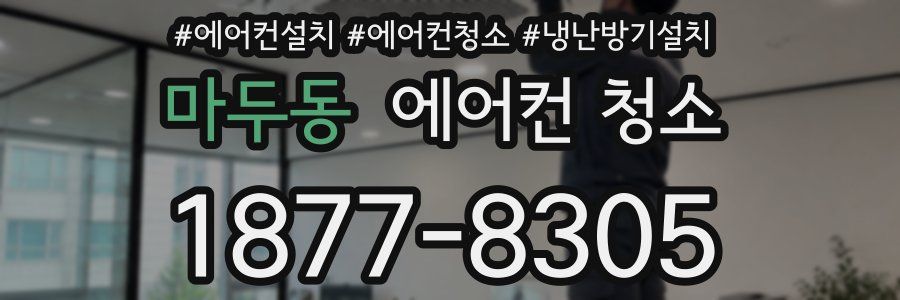 마두동 에어컨 청소