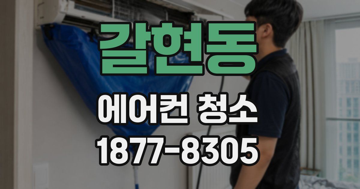 갈현동 에어컨 청소