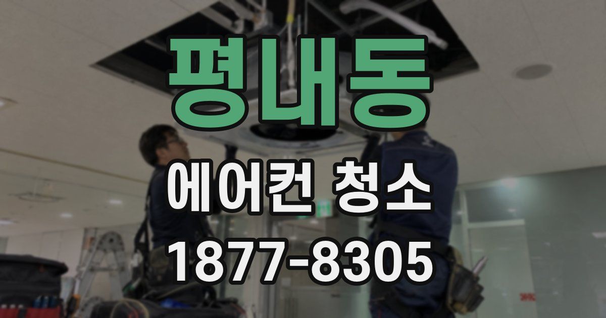 평내동 에어컨 청소