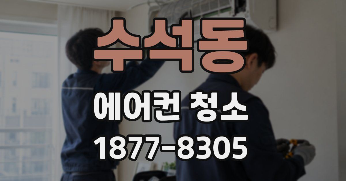 수석동 에어컨 청소