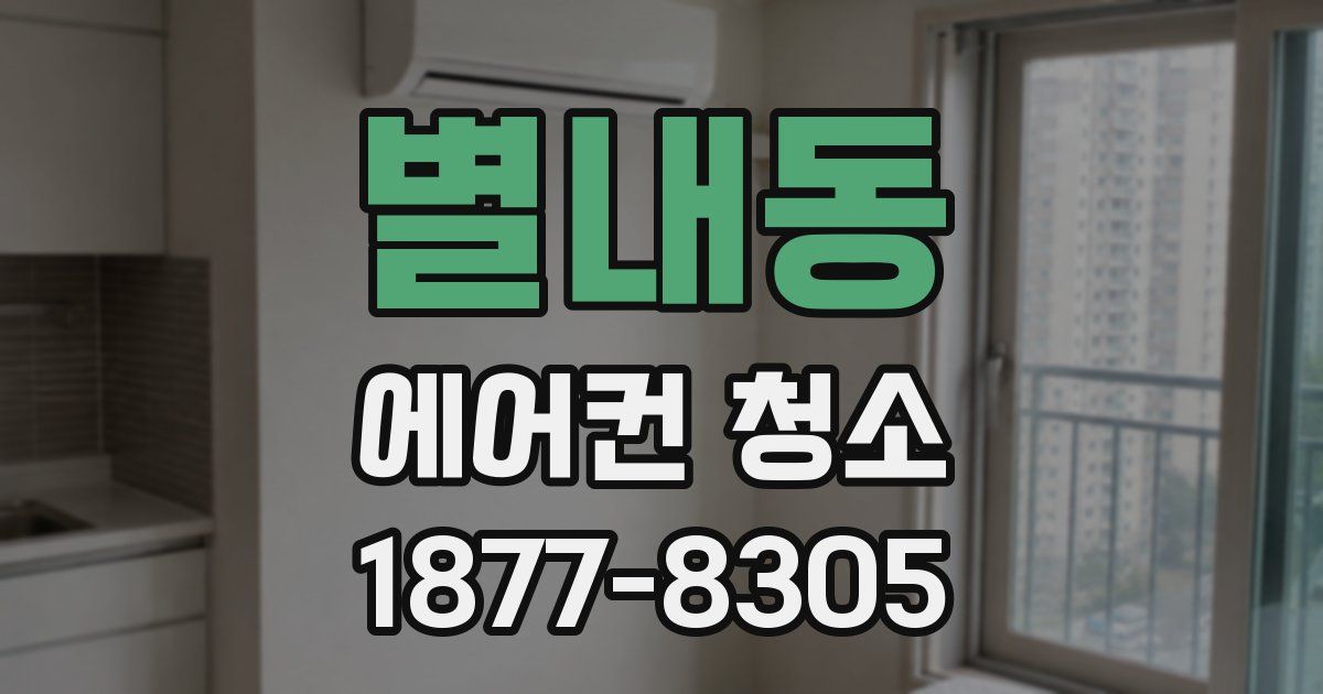 별내동 에어컨 청소