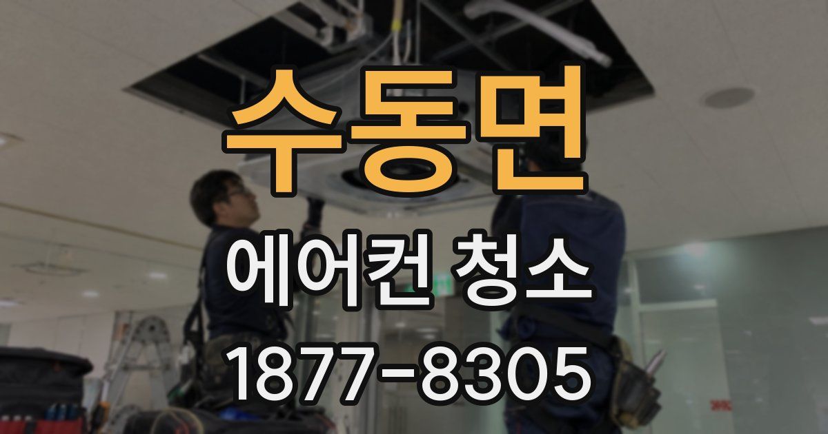수동면 에어컨 청소